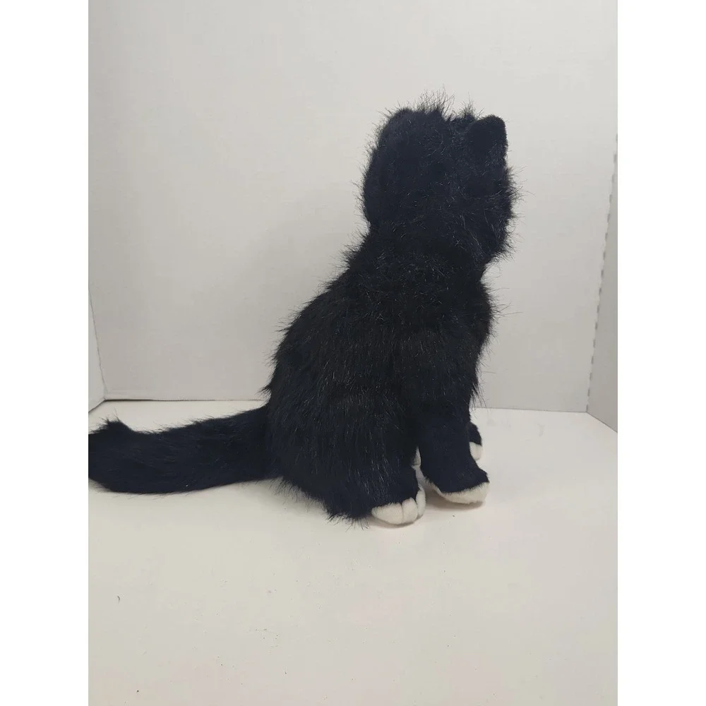 Vintage Ty Classic Shadow Black Cat Plush 1999 Tuxedo 12